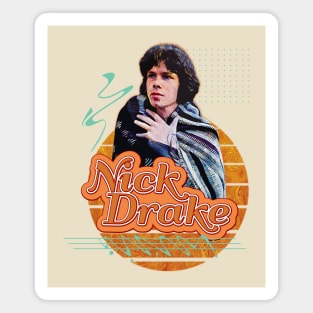 Nick drake \\ Retro Art Magnet